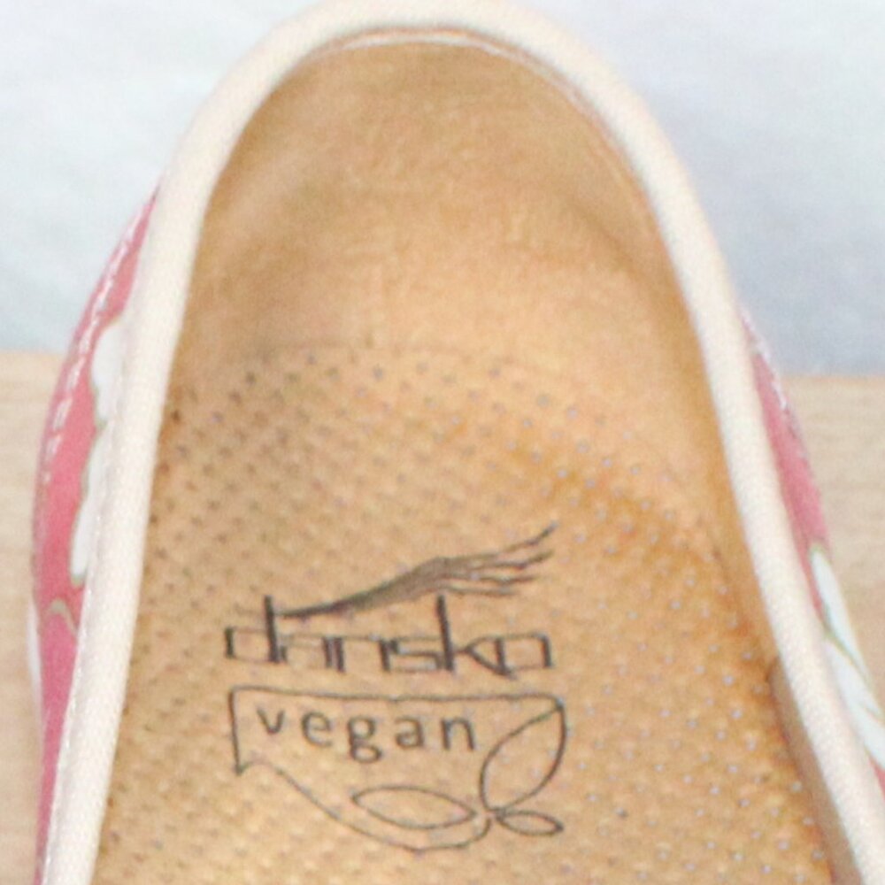 Dansko Pink Floral Slip-On Clogs - Picture 6 of 9